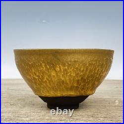 4.9 China Old Song dynasty Porcelain jianzhan marked gilt Oil drop Tea cup bowl