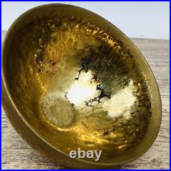 4.9 China Old Song dynasty Porcelain jianzhan marked gilt Oil drop Tea cup bowl