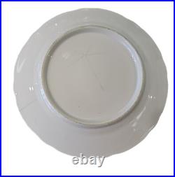 4 Vintage Three Crown China Gold Floral Hand Painted Plate 7 1/2 Diameter