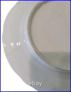 4 Vintage Three Crown China Gold Floral Hand Painted Plate 7 1/2 Diameter