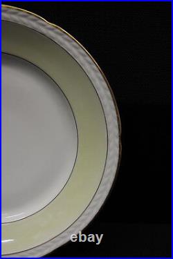 56pc THOMAS Bavaria Porcelain China with Laurel Band Gold Trim, Svc for 11 (128)