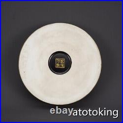 5.6 China antique porcelain black gold glaze hand painted feng pattern boxes