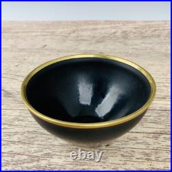 5 China Antique porcelain Jian kiln in Song Dynasty Black hare's hair Gold cup