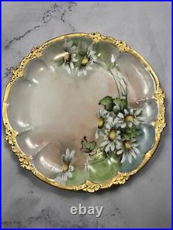 5 Gerard Dufraisseix & Abbot (GDA) French Limoges Hand Painted Gold China Plate