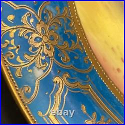 5pc RARE EARLY 1900's ANTIQUE NORITAKE CHINA HAND PAINTED SWEETS SET GOLD GUILD