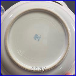 5pc RARE EARLY 1900's ANTIQUE NORITAKE CHINA HAND PAINTED SWEETS SET GOLD GUILD