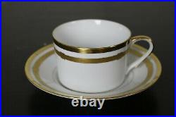 60 Pc Christian Dior Gaudron White & Gold China Set Plates Bowls Tea Cups Rings