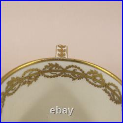 #67 by Chelsea Derby Puce Mark Coffee Cup & Saucer Gilt Molded Fluted Swirl #67 by Chelsea Derby Puce Mark Coffee Cup & Saucer Gilt Molded Fluted Swirl