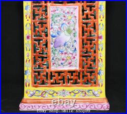 6.2 Qianlong Dynasty Enamel Colour Porcelain Gold Flower Pen Container Pot 6.2 Qianlong Dynasty Enamel Colour Porcelain Gold Flower Pen Container Pot