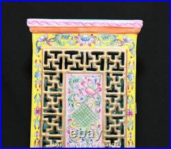 6.2 Qianlong Dynasty Enamel Colour Porcelain Gold Flower Pen Container Pot 6.2 Qianlong Dynasty Enamel Colour Porcelain Gold Flower Pen Container Pot