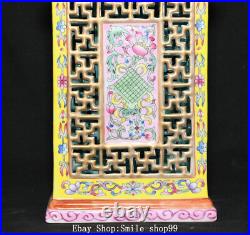 6.2 Qianlong Dynasty Enamel Colour Porcelain Gold Flower Pen Container Pot 6.2 Qianlong Dynasty Enamel Colour Porcelain Gold Flower Pen Container Pot