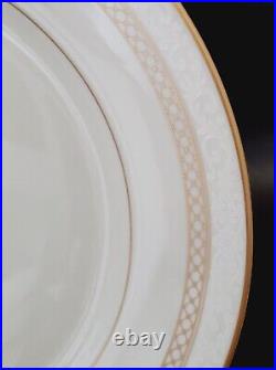 (6) Heirloom Gold By Mikasa L3430 Fine China 10 7/8 Dinner Plates