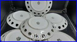 6 MTK Japan China Porcelain Wall Plaque Plate 6 Iridescent 22k Gold Victorian