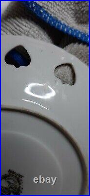 6 MTK Japan China Porcelain Wall Plaque Plate 6 Iridescent 22k Gold Victorian