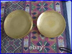 6 Omar Guild Studios Gold Encrusted Dessert Plates Thomas Bavaria