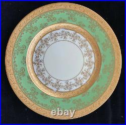 6 ROYAL BAVARIAN HUTSCHENREUTHER SELB 22k Gold Encrusted Plates or Chargers