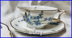 6 pc, Havilland Montmery Limoges Floral Porcelain Dinner Set (12 sets avail)