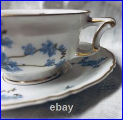 6 pc, Havilland Montmery Limoges Floral Porcelain Dinner Set (12 sets avail)