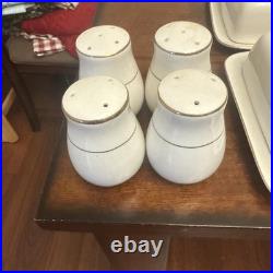 75-Piece Totally Today China 15 Service Dinnerware Set -Ivory with Gold Trim