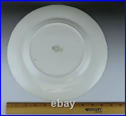 7 Porcelain Bone China Royal Worcester Regency Green Dinner Plates 10 3/4