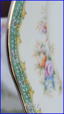 86 pc set Meito China LISBON dinnerware plates F&B Japan gold trim 1930s