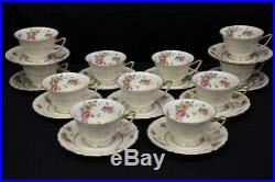 89pc Thomas Bavaria Ivory China ROSE Floral Pattern withGold, Service for 12 (172)