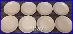 8 9 1/8 KPM KRISTER 201 bowl plate germany porcelain vtg gold rim fine china