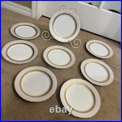 8 NORITAKE Contemporary METROPOLITAN GOLD (4337) 9 1/8