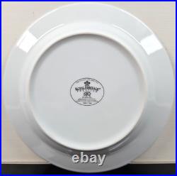 8 Royal Heritage Primavera Salad Plates Set Vintage Elegant Gold White Retro Lot