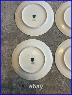 8 Vintage Bavaria Gold Encrusted/ Dinner Plate Fairies (See Photos For Measure)