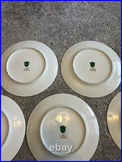 8 Vintage Bavaria Gold Encrusted/ Dinner Plate Fairies (See Photos For Measure)