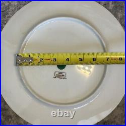 8 Vintage Bavaria Gold Encrusted/ Dinner Plate Fairies (See Photos For Measure)