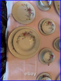 90 Pcs Floral (Spring Bouquet) Tirschenreuth made in Germany Fine China