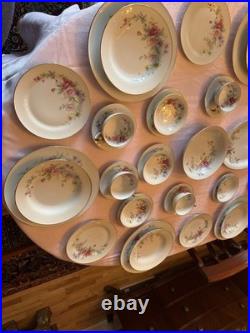 90 Pcs Floral (Spring Bouquet) Tirschenreuth made in Germany Fine China