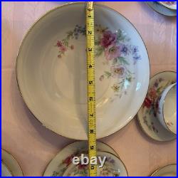 90 Pcs Floral (Spring Bouquet) Tirschenreuth made in Germany Fine China