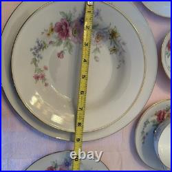 90 Pcs Floral (Spring Bouquet) Tirschenreuth made in Germany Fine China