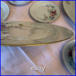 90 Pcs Floral (Spring Bouquet) Tirschenreuth made in Germany Fine China