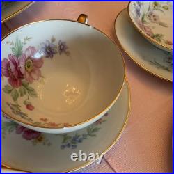 90 Pcs Floral (Spring Bouquet) Tirschenreuth made in Germany Fine China