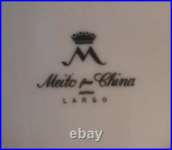 92 PIECES Vintage Hand Painted Japan Meito Porcelain China Set 12 Settings