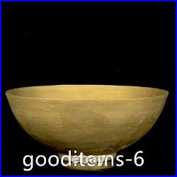 9.4China Old Antique Porcelain Ming dynasty Chenghua Dragon Pattern gold bowl65