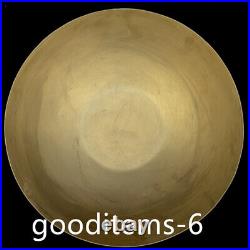 9.4China Old Antique Porcelain Ming dynasty Chenghua Dragon Pattern gold bowl65