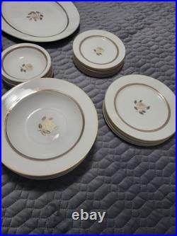 ANTIQUE ROSENTHAL ROSE! German Fine China, 29 Piece Set! Mint, Matching! Mint