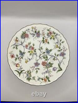 Andrea by Sadek Corona fine China Plate with flowers Gold Rim Japan Set Of 13