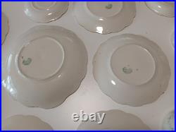 Antique 15 Piece WH Grindley and Co Wild Rose China Set Pink Floral Gold Trim