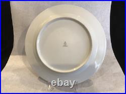 Antique Bavaria Tirschenreuth porcelain Gold Gilt Dinner Plates 10 5/8 dia