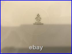 Antique Bavaria Tirschenreuth porcelain Gold Gilt Dinner Plates 10 5/8 dia