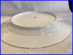 Antique Bavaria Tirschenreuth porcelain Gold Gilt Dinner Plates 10 5/8 dia