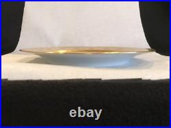Antique Bavaria Tirschenreuth porcelain Gold Gilt Dinner Plates 10 5/8 dia