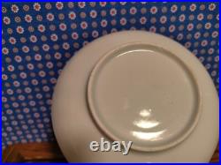 Antique Blue, Red And gold painting porcelain teacup and Saucer