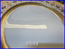 Antique Cauldon England Porcelain Plates Set of 21 Gold Encrusted Roses W 314